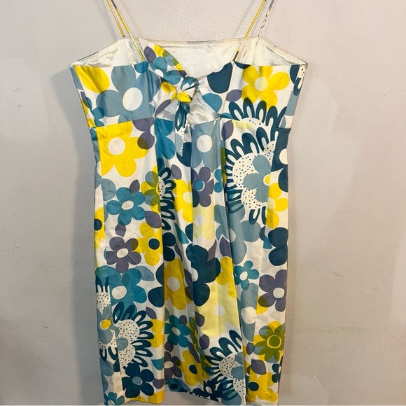 Nine West Blue and Yellow Spaghetti Strap Sundress - Picture 2 of 6